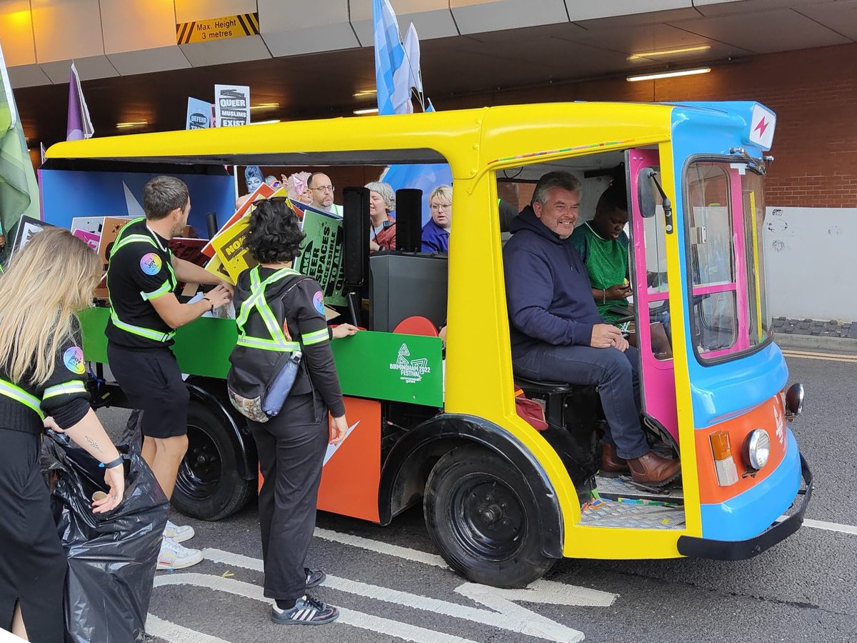 Birmingham Pride Milk float 1