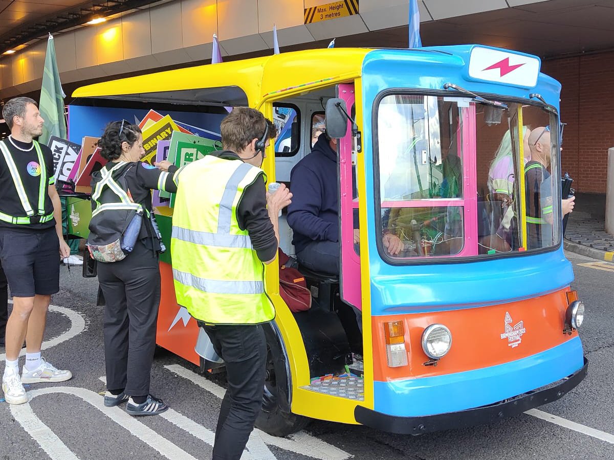 Birmingham Pride Milk float 4