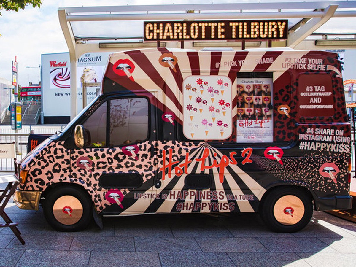 Charlotte Tilbury Icecream Van 1