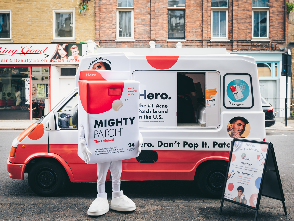 Hero Cosmetics Icecream van 1