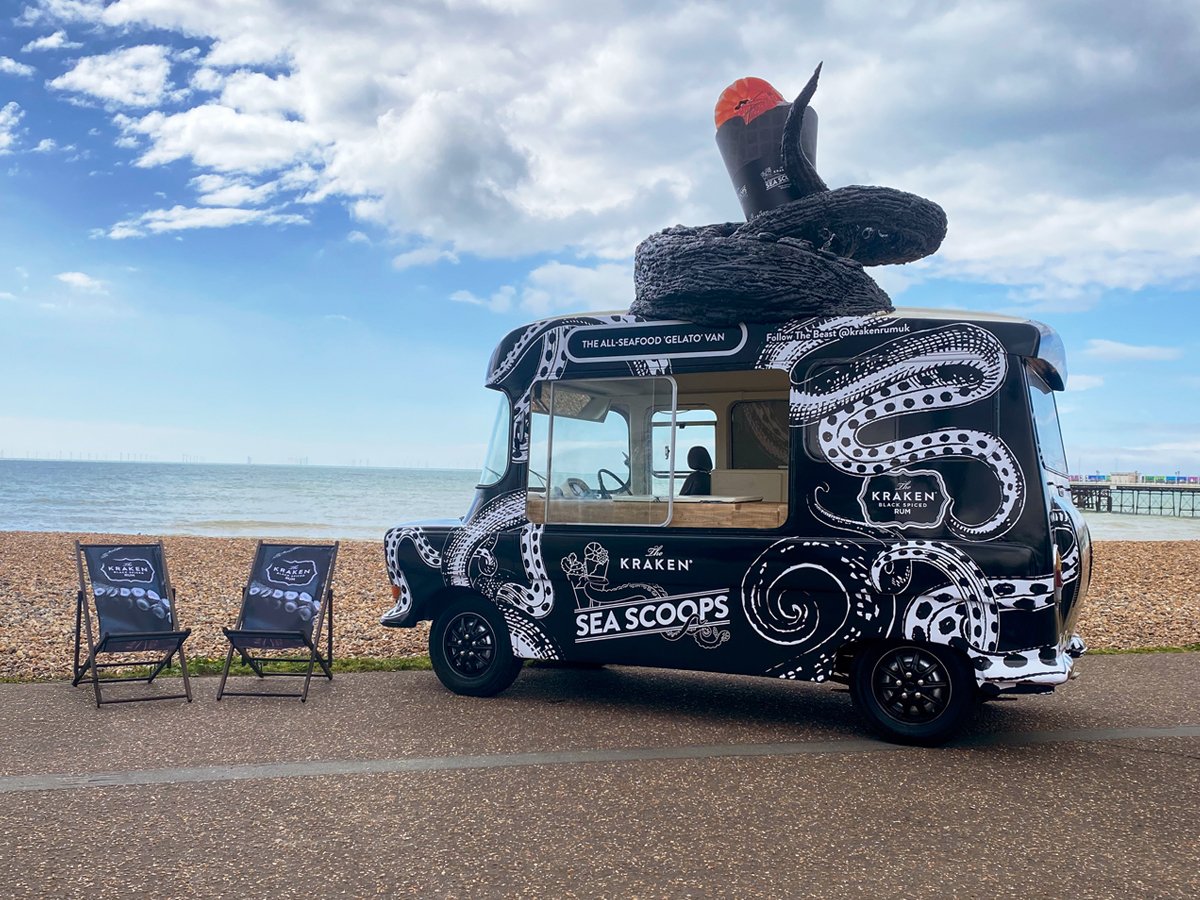 Kraken ice cream van 1