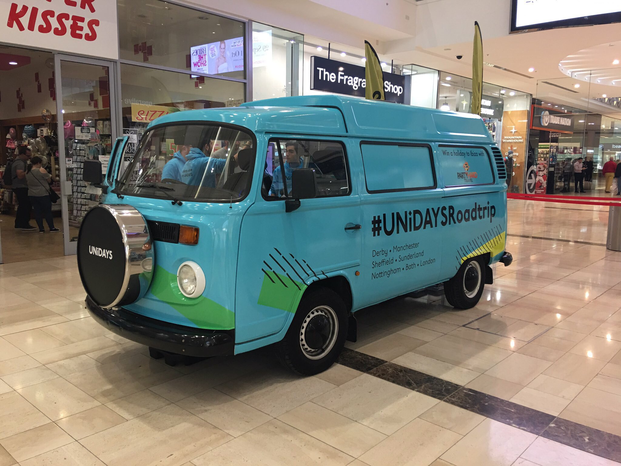 UNiDAYS Blue VW Camper Van
