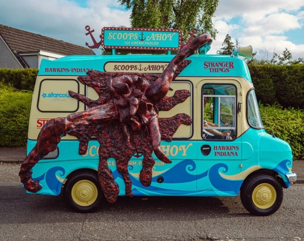 Stranger Things Ice Cream Van - Promotional Vehicle Hire
