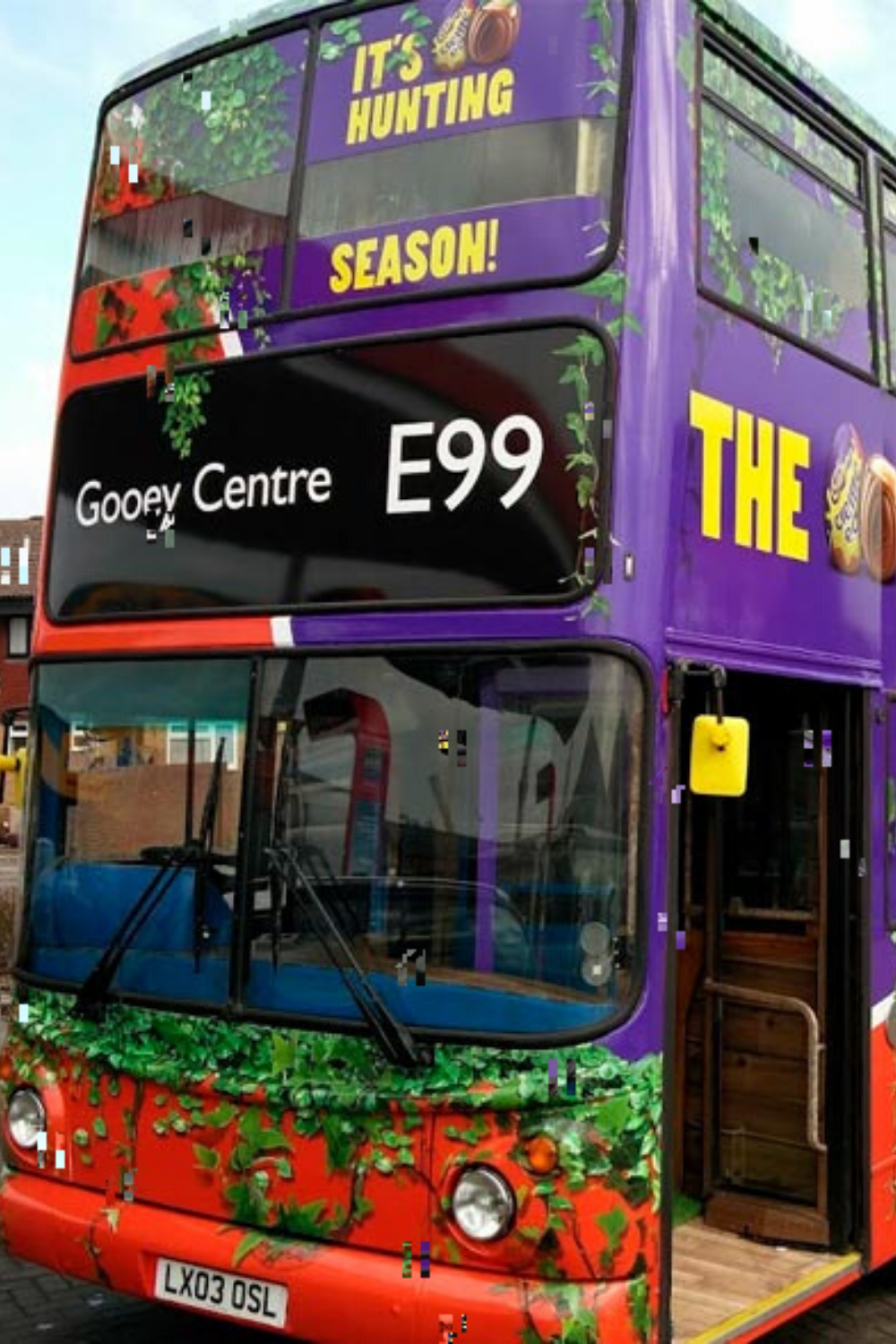 Creme Egg Promotional Vehicle Hire - Double Decker Bus