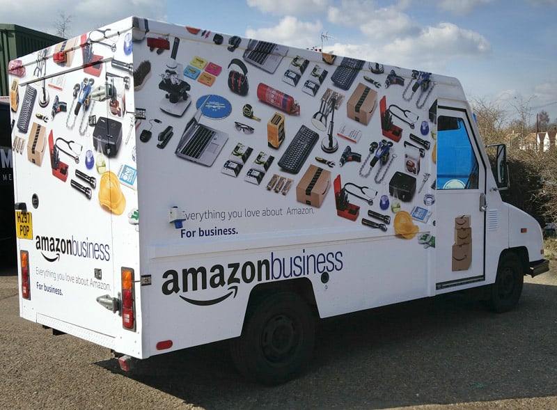 Amazon Business Branded Truck