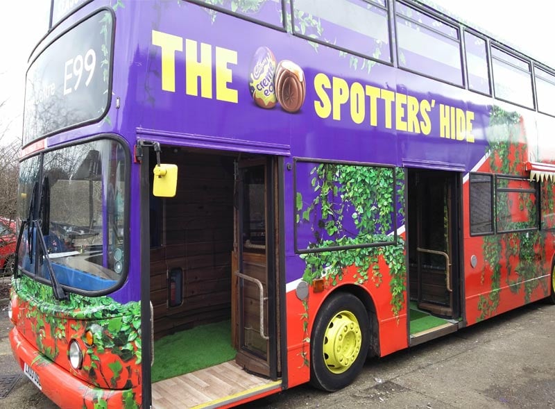 Creme Egg London Bus Wrap