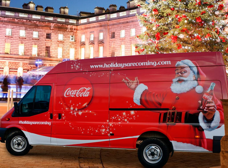 Coca Cola Support Van