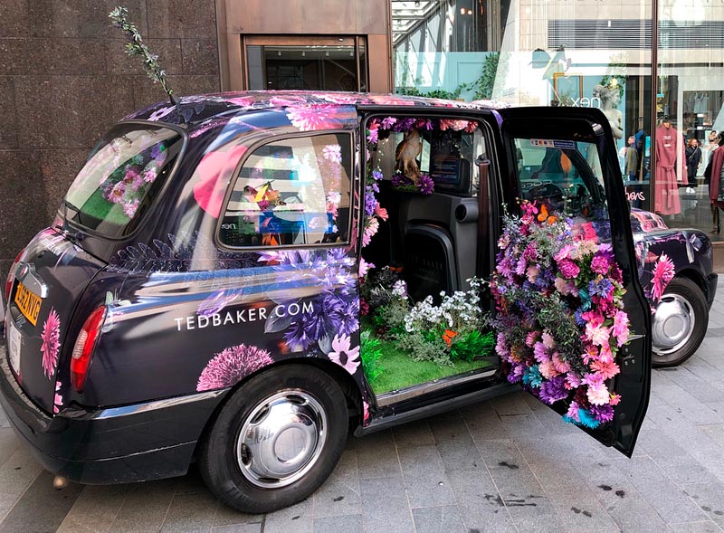 Ted Baker Branded London Taxi Hire