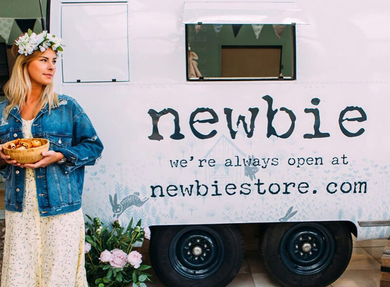 Newbie pop-up store using Airstream trailer hire