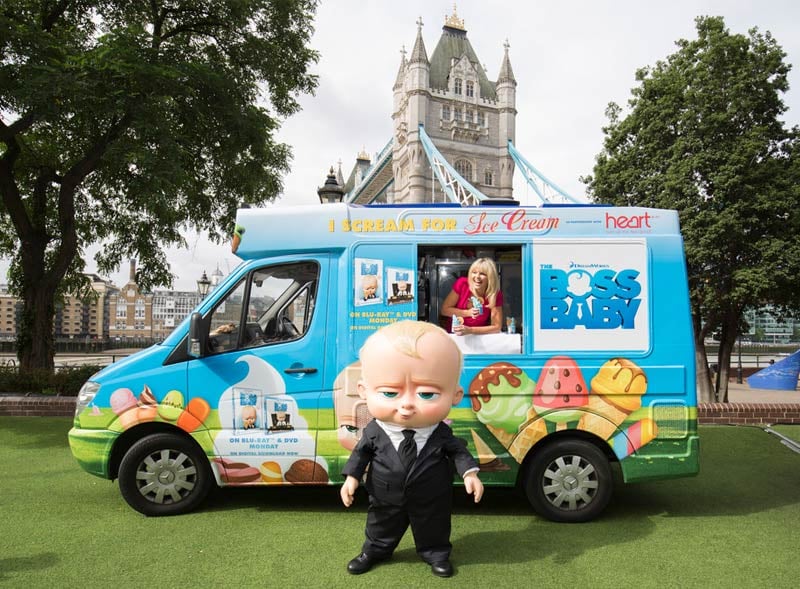 Boss Baby Ice Cream Van Hire