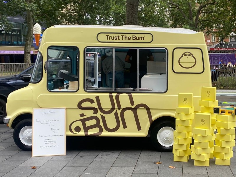 Sun Bum Yellow Ice Cream Van