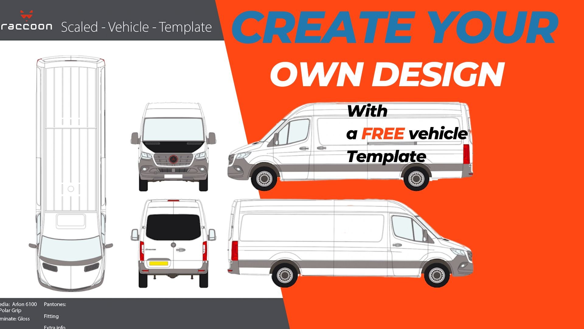 FREE UK vehicle wrap design templates | Raccoon free-uk-vehicle-wrap-design-templates-raccoon